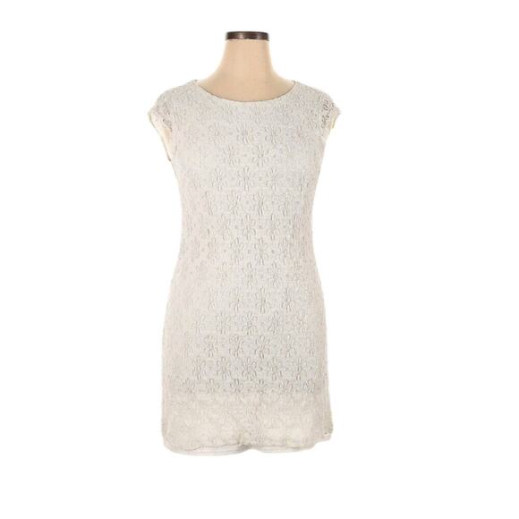 madison leigh Dresses & Skirts - Madison Leigh Short Lace White Dress Angelcore Girlhoodcore Sz 14